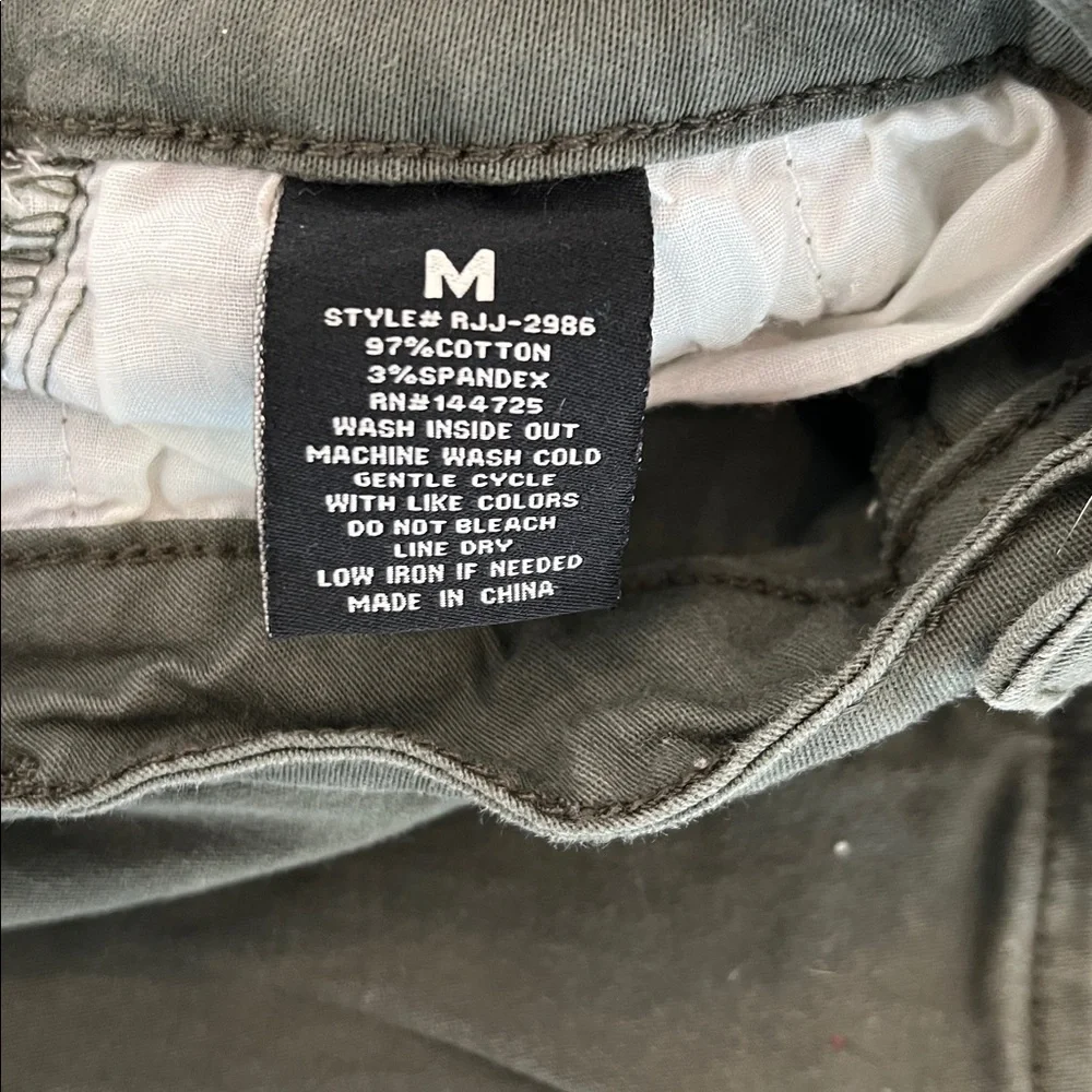 American Bazi Olive Green Cargo Pants - Utility Fit